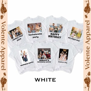 Custom Photo Sweatshirt, Unique Gifts, Personalized Photo Hoodie, Customized Image Sweater, Gift for Family, Picture Shirt