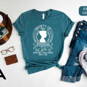Society Of Obstinate Headstrong Girls Shirt, Strong Girl Shirt, Jane Austen Shirt, Pride And Prejudice Shirt, Feminist Shirt,Jane Austen Fan image 3