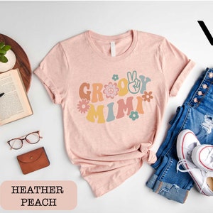 Groovy Mimi Shirt, Stay Groovy Shirt, Groovy Tee, Groovy Birthday Party Outfit, Groovy Tee, Hippie Shirt, Groovy Party, Groovy Mimi image 5