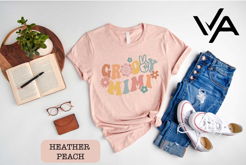 Groovy Mimi Shirt, Stay Groovy Shirt, Groovy Tee, Groovy Birthday Party Outfit, Groovy Tee, Hippie Shirt, Groovy Party, Groovy Mimi image 5