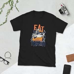 Eet Trash Skunk Live Possum voor mannen wasbeer trashed T-shirt