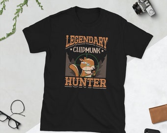 Legendary Chipmunk Hunter Squirrel Rat Pest Control Hunting T Shirt