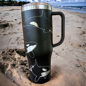 Orca Coffee Tumbler - Etsy