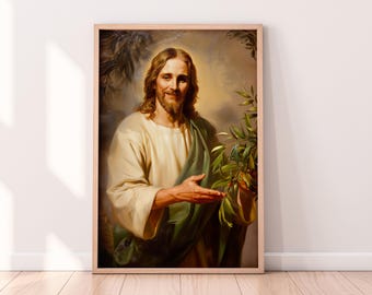 Jesus Smiles Art Print: LDS Christian Home Decor (Digital Download)