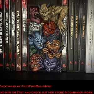Imps Book Nook - Miniature della Follia. Dungeons and Dragons D&D Wargaming - Gioco di Ruolo Fantasy da Tavolo