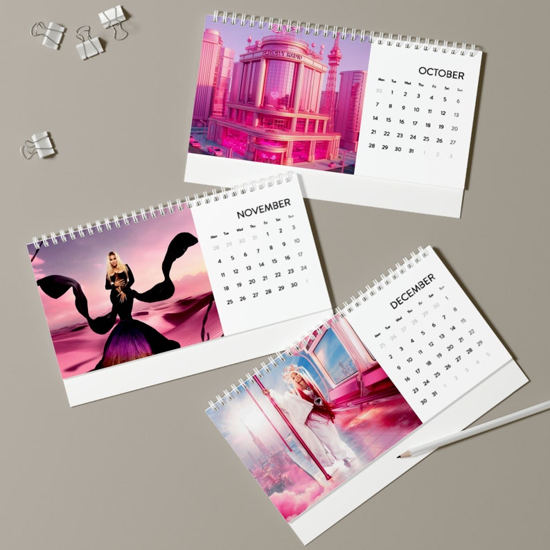 Nicki Minaj Desk Calendar 2024 Grid Etsy