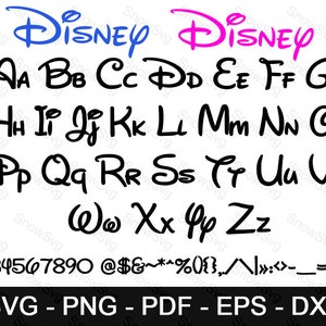 Diswalt Font TTF Svg Png Pdf Dxf Alphabet Letter-Cartoon Alphabet-Diswalt Font for Cricut-Cartoon Font Clipart-Cricut Vector Cut File