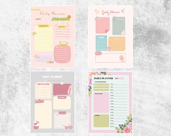 Kids Daily Planner, Kids Daily Planner, Homeschool Planner, kids schedule, Kids Daily Calendar, Digital Download, Pdf kids planner