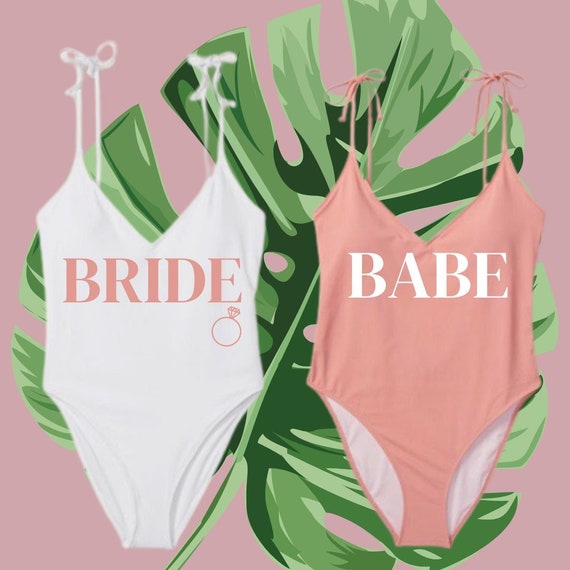 Bachelorette Swimsuit SVG, Bachelorette Party, Babe, Bride, SVG, Swimsuit  Decal 