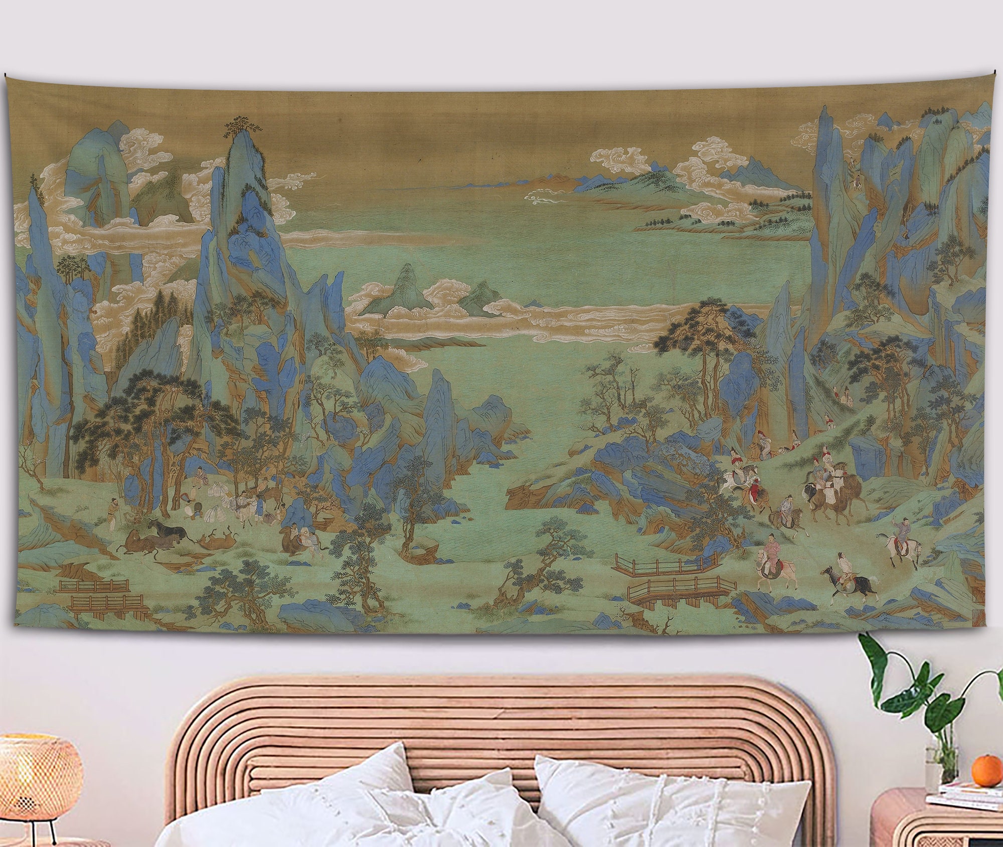 Painting Tapestry Etsy