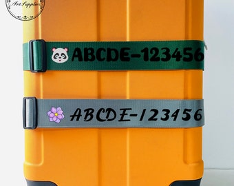 Custom Made Strap,Printed Strap,Personalised Strap,Luggage Strap With Name,Luggage Strap,Travel essentials,Name Strap,5x180cm,5x220cm