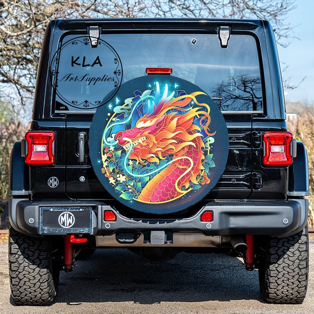 Dragon Tire Cover,mythological Tire Cover,custom Tire Cover,rv SUV Tire