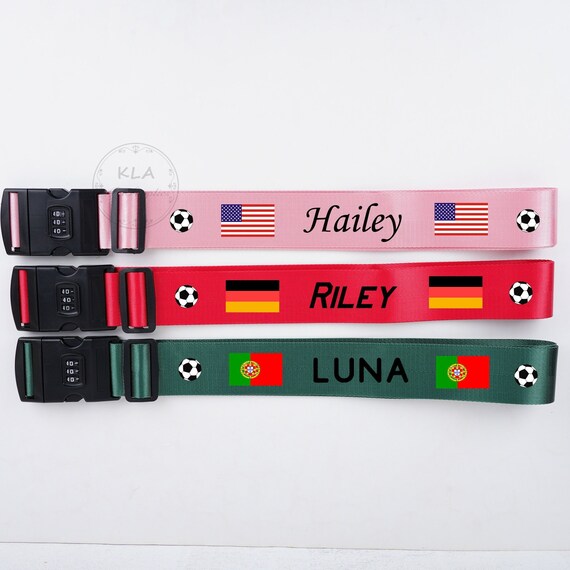 Flag Printing Luggage Strap Adjustable Safe Luggage Belt Luggage Strap With Combination Lock Custom Printed Suitcase Belt Luggage Tag Etsy UK