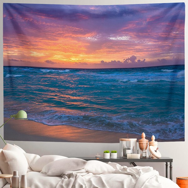 Ocean Tapestry Etsy