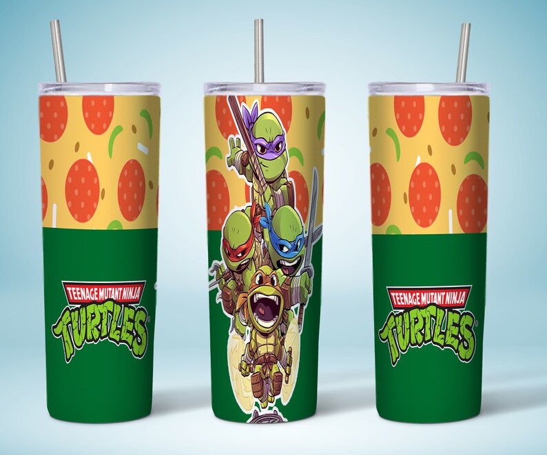 Ninja Turtles Tumbler Design Ninja Turtles Cup Ninja Turtles - Etsy