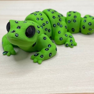 Lizard Desk Pet, Stress Relief Sensory Toy , Articulated 3D Printed Fidget, Articulated Stim Toy, Lizard Toy, Flexible Lizard, Desk Fidget