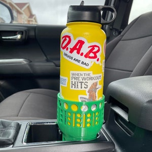 Hydro Flask Car Cup Holder Adapter - 3D Printed Fits 32oz. & 40oz Hydro Flasks - 2 in 1 Slim Drink - Hydro Flask - All weather