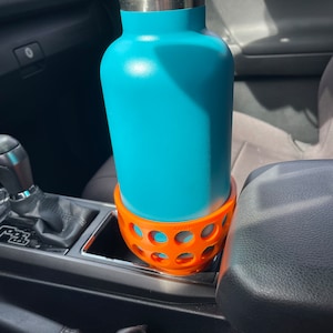 Hydro Flask Car Cup Holder Adapter - 3D Printed Fits 64oz Hydro Flasks - 2 in 1 Slim Drink - Hydro Flask - All weather