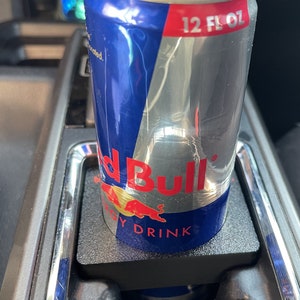 Toyota Tacoma Red Bull &quot;Skinny Can&quot; Holder - Cup Holder Adapter for 3rd gen 2016-2023