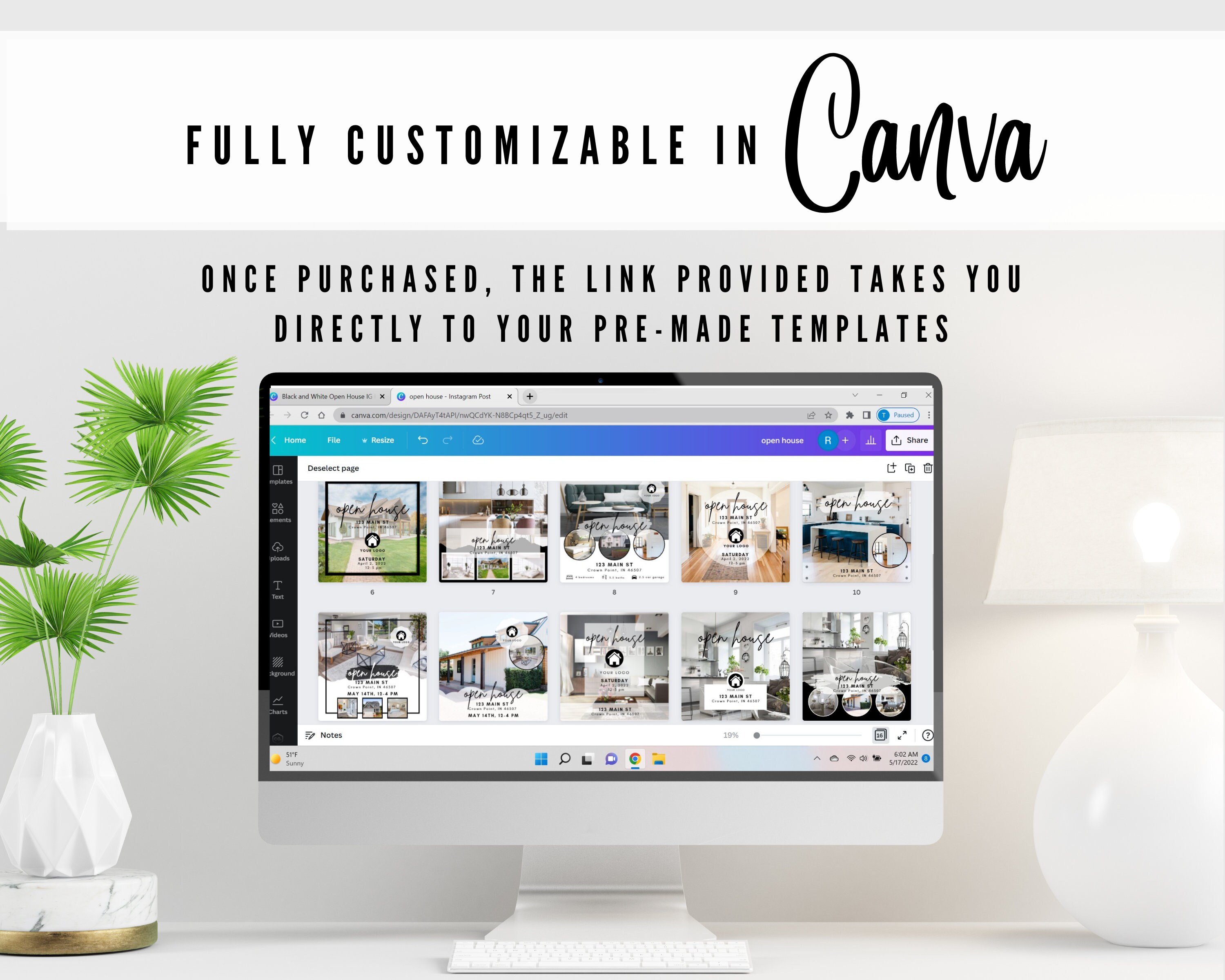 Open House Social Media Posts Real Estate Templates Realtor - Etsy