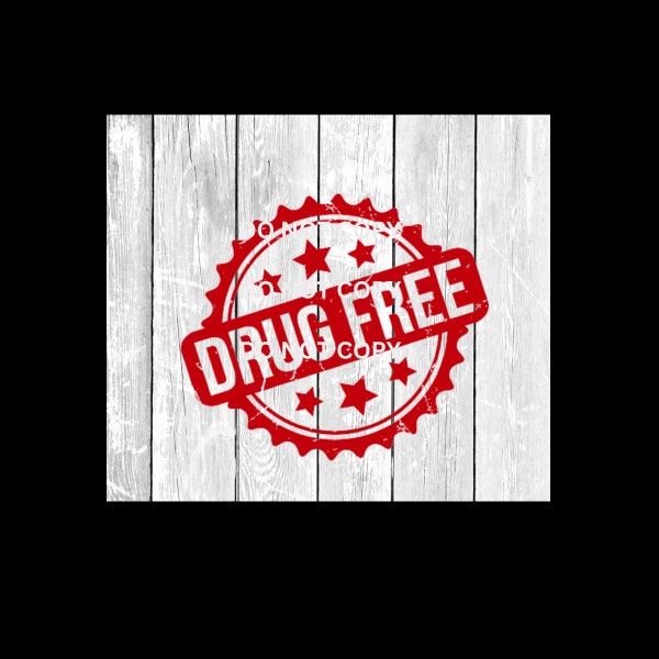 Drug Free Symbol Say No To Drug Red Week