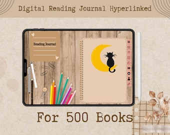 デジタル読書ジャーナルPDFハイパーリンク、ブックトラッカー、ブックジャーナル、Goodnotes、読書愛好家、読書家