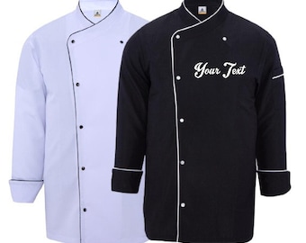 custom embroidered chef coat