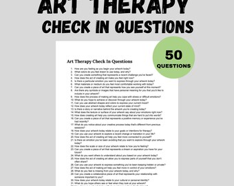 Art Therapy Check In Questions Counseling Tools Couples Therapist Mental Health  Counselor Digital Download Couples Counseling Resource