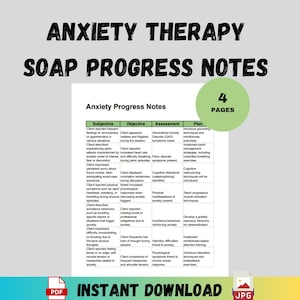 Therapy Progress Note Statements Therapist Progress Notes SOAP Psychotherapy Notes Progress Note Therapy Tool Therapy Note Statement Helpers