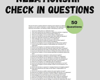Vragen over relatietherapie Incheckvragen over relaties Counselinghulpmiddelen Therapeut Geestelijke gezondheid PDF Word Counselor Digitale download