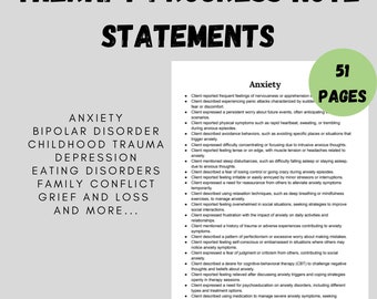 Therapy Progress Note Statements Therapist Progress Notes Psychotherapy Notes Progress Note Template Therapy Tools Therapy Notes