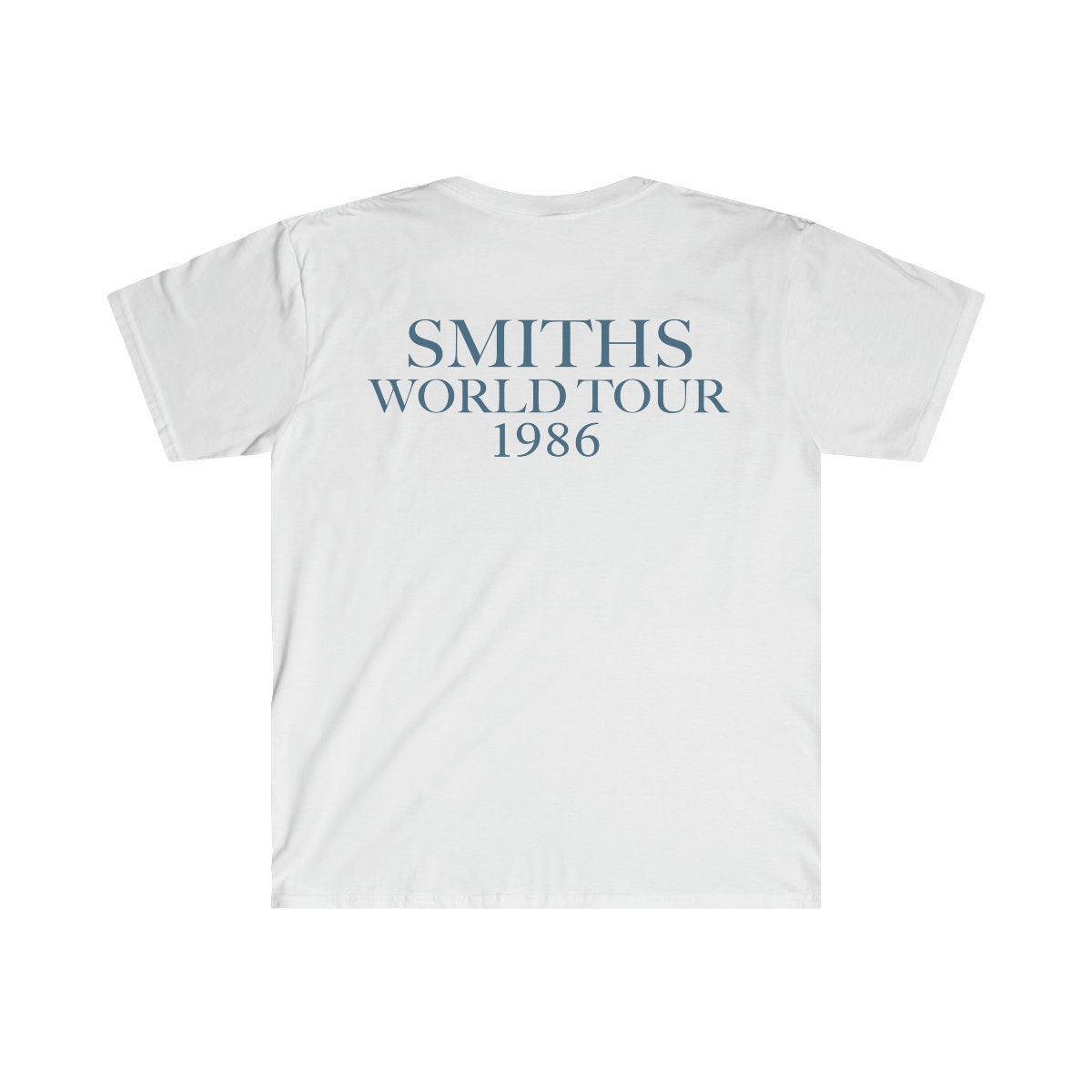 T-shirt équipage Tournée US 1986 Des The Smiths - Morrissey, Johnny Marr, Hanes, Taille XL