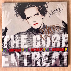 The Cure - Autographed Entreat Plus Vinyl with Beckett COA