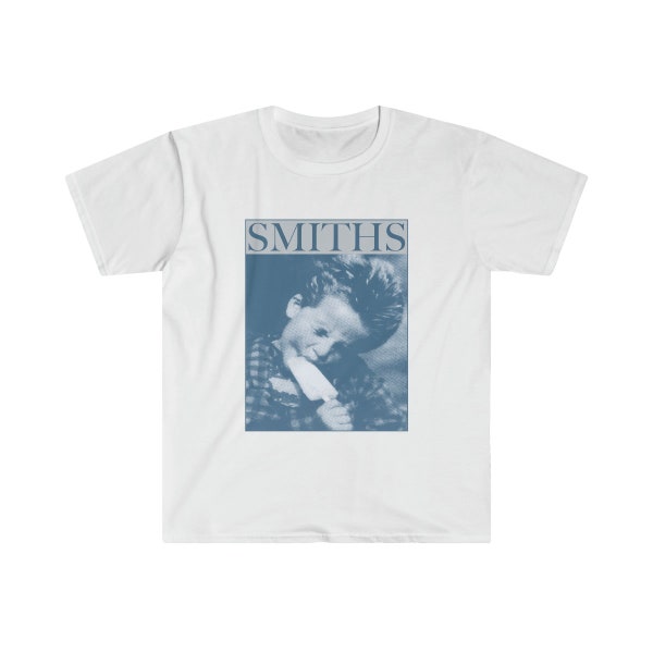 The Smiths - Boy with Lolly Popsicle T-Shirt (1986 Tour Merch Exact Replica) - Retro-style Ultrasoft Tee (Unisex)