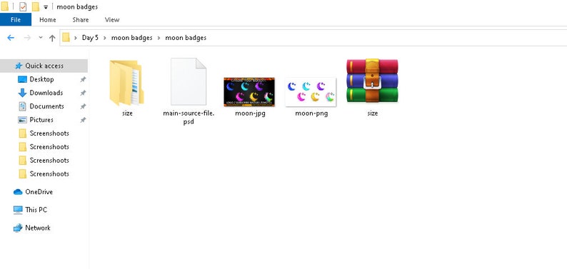 Moon Twitch sub badges / Moon Twitch emotes/ Moon badges for streamers / Moon Subscriber Badges image 2