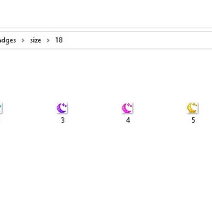 Moon Twitch sub badges / Moon Twitch emotes/ Moon badges for streamers / Moon Subscriber Badges image 4