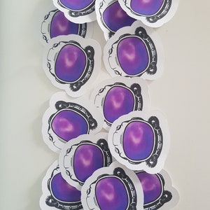 Sticker espace mat