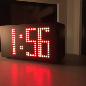 WiFi Smart LED Light Clock, Weather Station, and Running Line