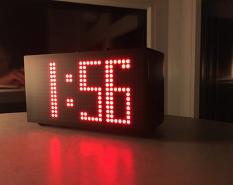 WiFi Smart LED Light Clock, Weather Station, and Running Line