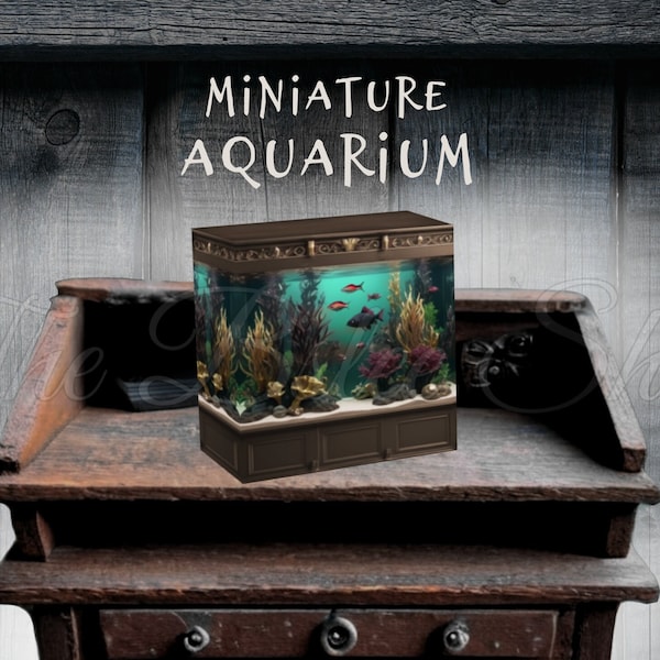 Miniature Aquarium - Etsy