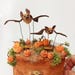 Two Little Bats Flying Over a Pumpkin Patch Automata, Mechanical ...