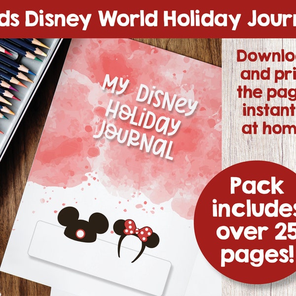 Magical Travel Journal for Kids | Travel Journal | vacation Journal | Instant Download