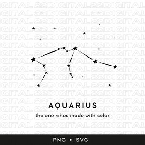 Aquarius svg | Sterrenbeeld svg | Zodiac svg | Astrologie svg | Hemelse svg