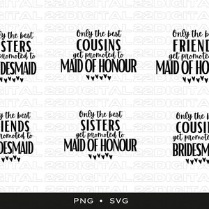 Proposition de demoiselles d’honneur svg | Fête de mariage svg bundle | Forfait mariage svg | Proposition de demoiselle d’honneur svg | Proposition de fille de fleur svg