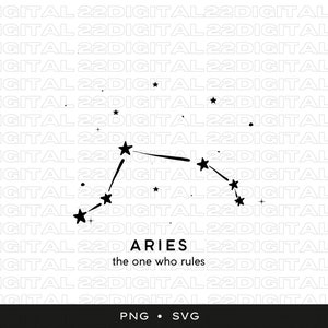 Ram svg | Sterrenbeeld svg | Zodiac svg | Astrologie svg | Hemelse svg