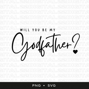 ¿Serás mi Padrino svg / Propuesta de Padrino svg / Padrino svg / Regalo del Día del Padre / Día del Padre svg / Papá svg / Haooy día del padre svg