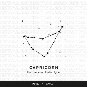 Steenbok svg | Sterrenbeeld svg | Zodiac svg | Astrologie svg | Hemelse svg