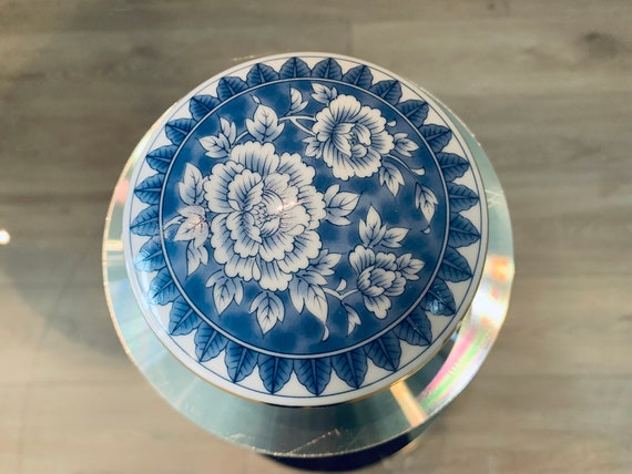 Tiffany & Co. Porcelain Lidded Trinket Box - Etsy
