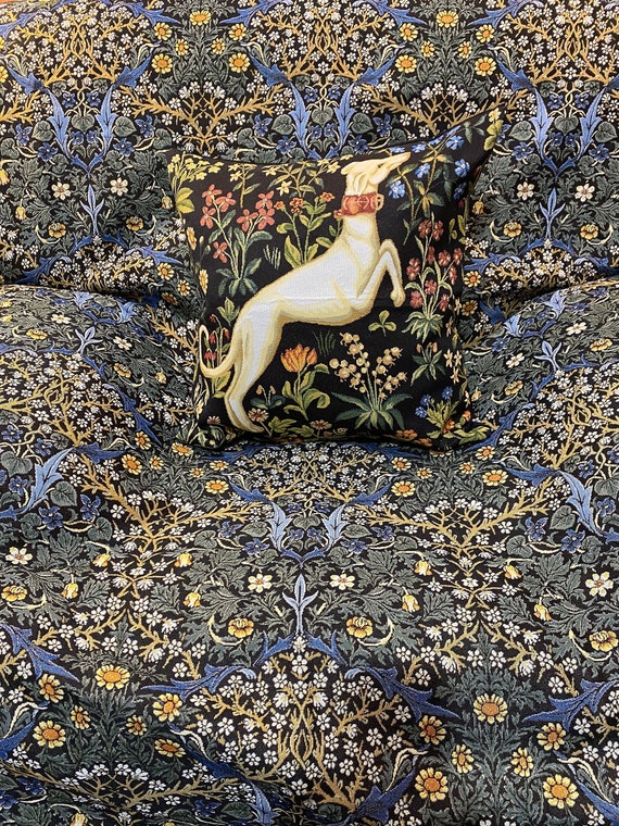 William Morris Tapestry Cover for an Armchair and Sofa Blackthorn