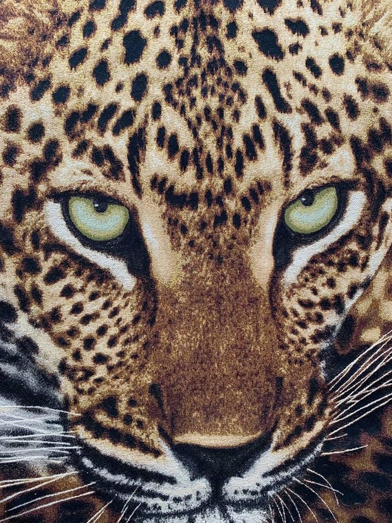 Woven Leopard Tapestry Wall Hanging: Jacquard Art, Nature Lover